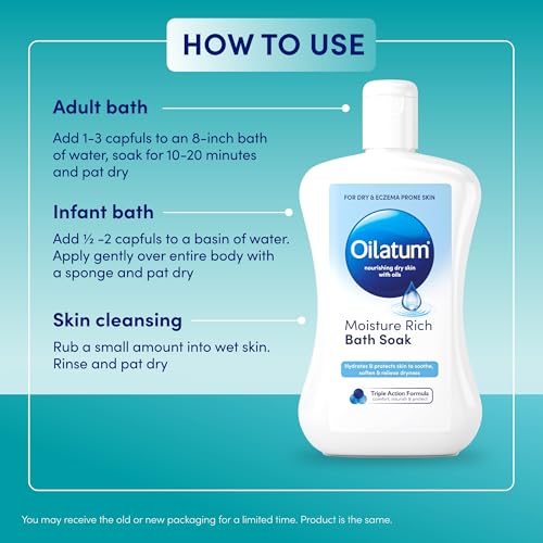 Oilatum Bath Formula 300ml for Itchy Dry Skin Relief - Gentle Skin Care