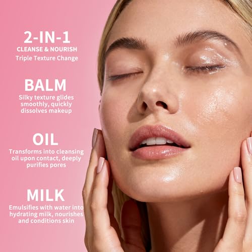Dewyhour Rose Waterproof Makeup Remover Balm – Gentle Cleansing for Stubborn & Sensitive Skin