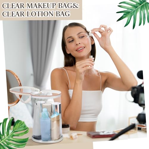 Sanwuta Clear Lotion Bag - White Makeup & Toiletry Organizer