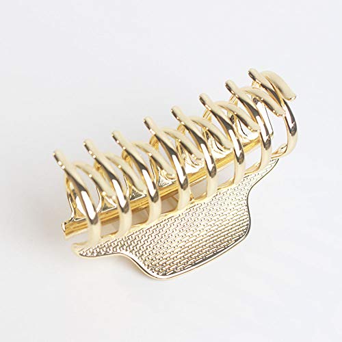 Numblartd Gold Large Hair Claw Clip for Thick Hair - Stylish Hair Accessories