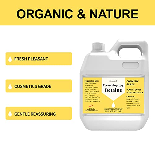 Cocamidopropyl Betaine Natural Surfactant 21 Fl Oz | Gentle Skin Cleanser