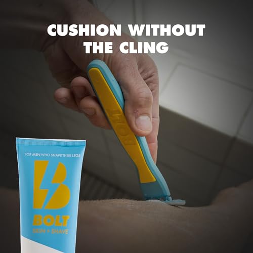 BOLT Skin + Shave Butter - Moisturizing Lubricating Shave Cream, 6 Fl Oz