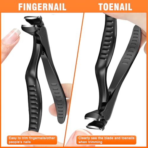 DRMODE Long Handled Toenail Clippers for Seniors with Wide Jaw