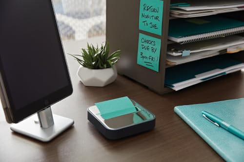 Post-it Sticky Note Dispenser with Super Sticky Notes - Black Base
