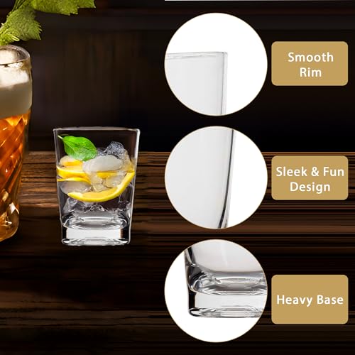 Lily's Home 1.5 oz Unbreakable Shot Glasses Set of 4 - BPA-Free