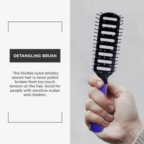 Spornette Anti-Static Vent Brush #9000-MF - Lightweight Smoothing & Straightening