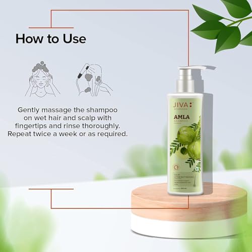 Jiva Ayurveda Amla Shampoo - Natural Herbal Hair & Scalp Cleanser 200ml