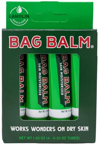 Bag Balm Original Skin Moisturizer Lip Balm - 0.33oz, 4 Pack