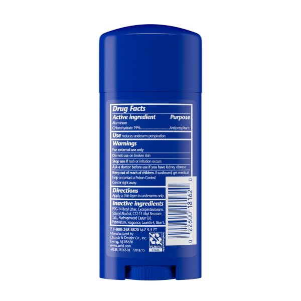 Arrid Extra Extra Dry Antiperspirant Deodorant, Cool Shower, 2.6 oz (Pack of 2)