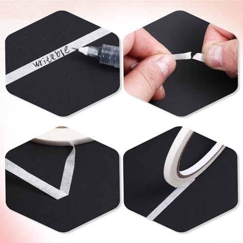 6 PCS White Nail Art Tape for DIY French Tip Manicure
