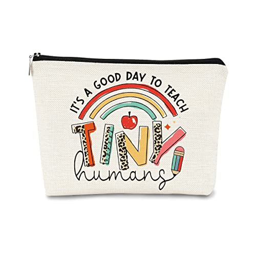 Teacher Appreciation Makeup Bag - Funny Quote Design, 7.5x10in