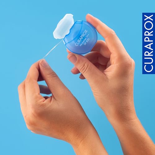 Curaprox DF 820 Dental Tape - 35m PTFE, Tear-Resistant Oral Care