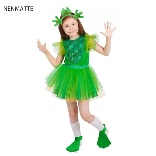 NENMATTE N1 Green Frog Headbands for Women & Girls, Animal Costume Hair Accessories