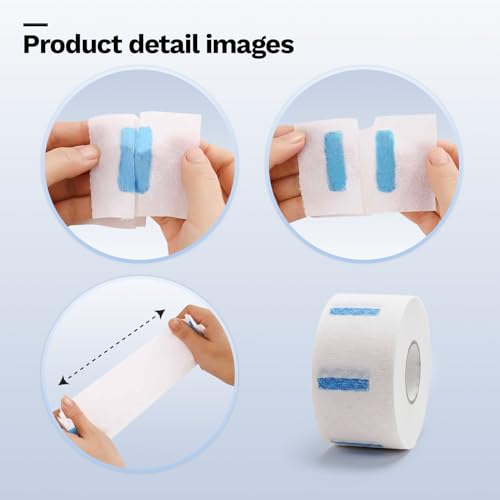 Studio Limited Disposable Barber Neck Strips - 1000 Count Paper Rolls