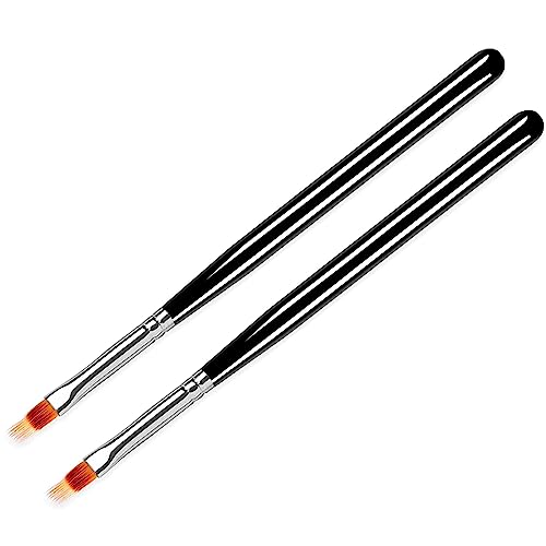 BQAN 2pcs Nail Ombre Brush Set for Gel Nail Art