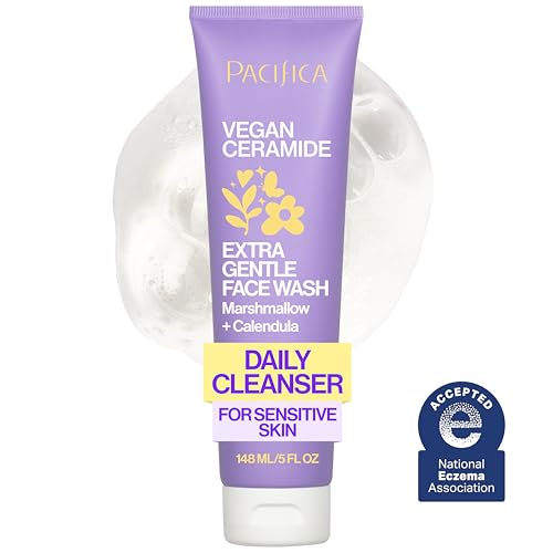 Pacifica Gentle Face Wash for Sensitive Skin - Vegan & Fragrance-Free