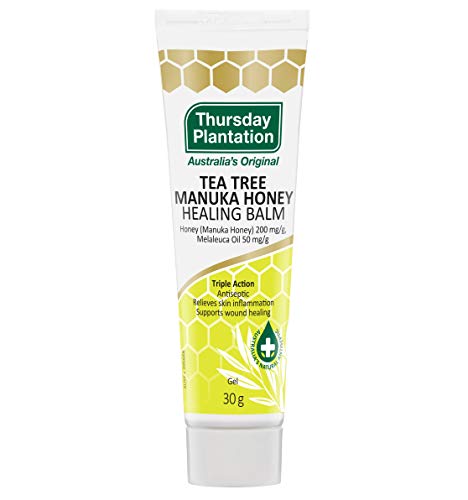 Tea Tree & Manuka Honey Balm for Skin - Soothes, Cleanses & Protects (1 oz)