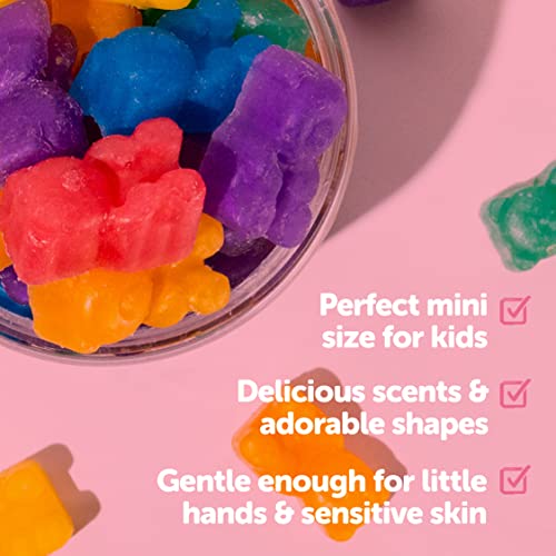 Nectar Bath Treats Bear Shape Mini Soaps for Kids - Cranberry Pear