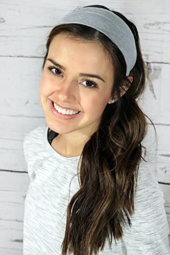Kenz Laurenz Cotton Headbands for Women - Non-Slip Elastic Hairbands