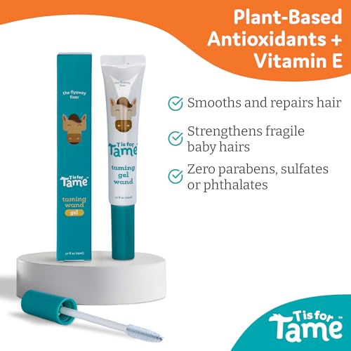 T is for Tame Taming Gel Wand for Baby Hair & Flyaways - 0.5 fl oz