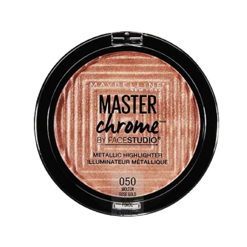 Maybelline Master Chrome Molten Rose Gold Highlighter 0.24 oz (Pack of 1)