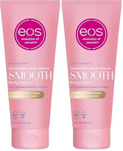 eos Vanilla Cashmere Body Cream - 7 oz (Pack of 2) for 72-Hour Hydration