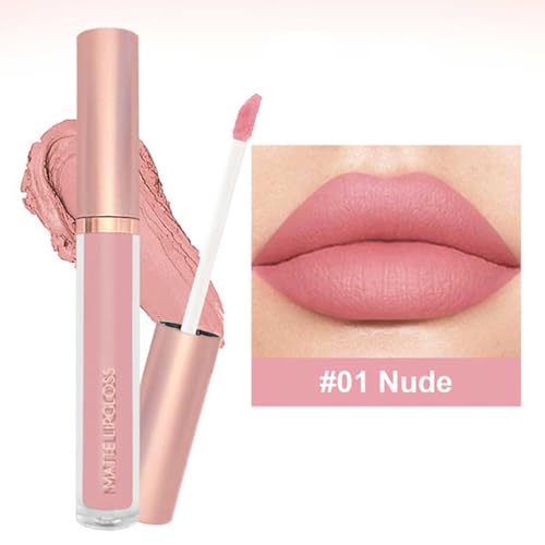 BestLand 3PCS Soft Nude Liquid Lipstick Set - Matte & Waterproof