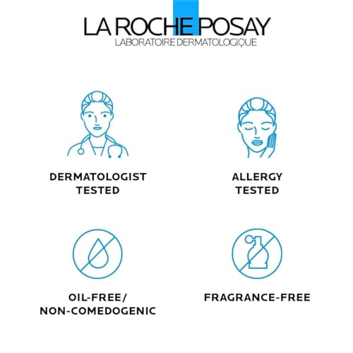 La Roche-Posay Effaclar Medicated Gel Cleanser, 2% Salicylic Acid Cleanser + LHA + Glycerin, Foaming Acne Face Wash, Helps Clear & Prevent Acne Breakouts, Oil Free, Targets Excess Oil