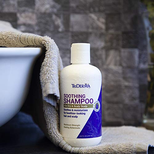 TriDerma Soothing Shampoo for Dry Scalp - 8.3 oz, SLS-Free
