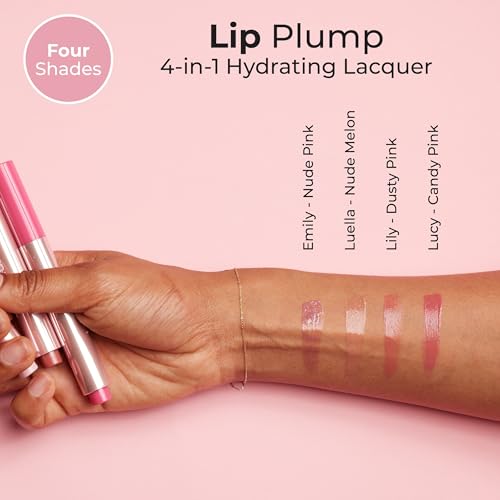 MCoBeauty Lip Plump 4-in-1 Hydrating Lacquer - Natural Mauve