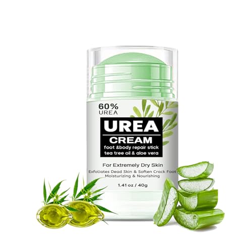 60% Urea Cream Stick for Cracked Heels & Calluses – Tea Tree Oil & Aloe Vera