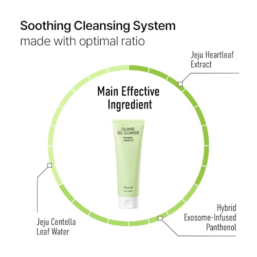 Parnell Heartleaf Calming Gel Cleanser - 180ml Soothing Formula