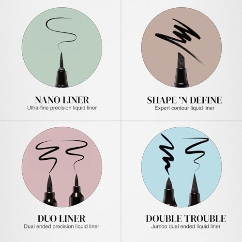 Absolute New York Double Trouble Double-Ended Eyeliner - Precision Felt Tip