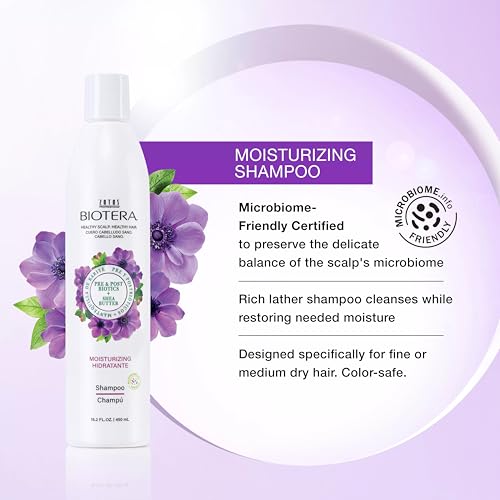 Biotera Moisturizing Shampoo for Dry Fine Hair - 32 Fl Oz