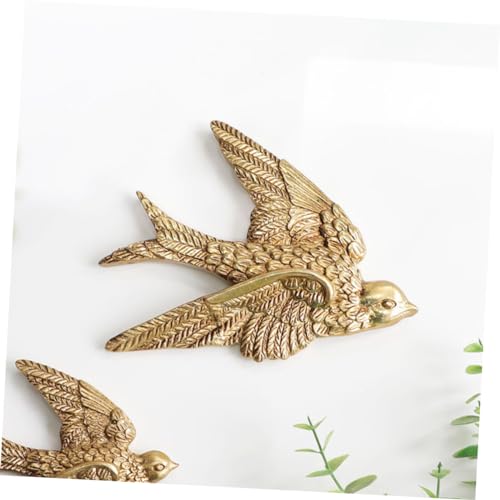 YARNOW Swallow Wall Art - 2pcs Resin Bird Decor for Home & Garden