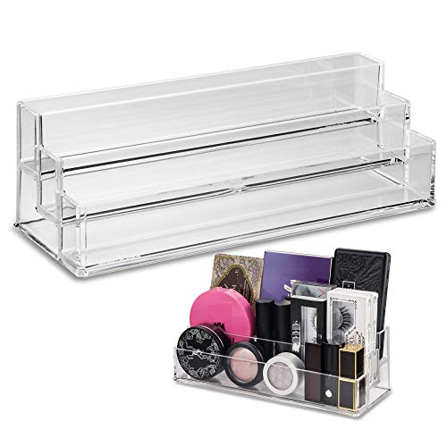 BY ALEGORY Clear Tiered Acrylic Eyeshadow Palette Organizer