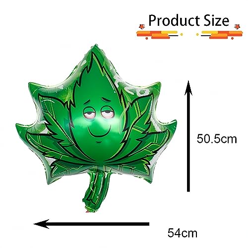 23-Piece Marijuana Themed Balloon Set for Parties