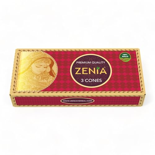Zenia Natural Henna Hair Color Paste - Pack of 3 Reddish-Brown 25g