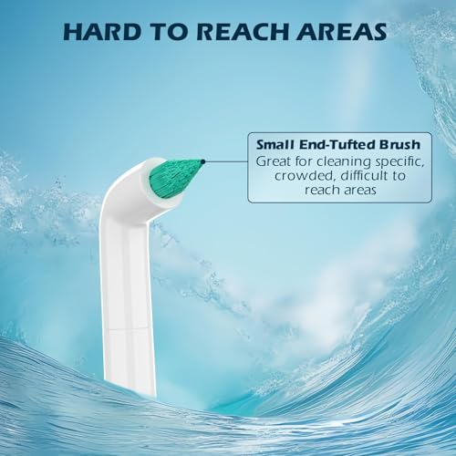 Fregum Orthodontic Toothbrush Heads for Philips Sonicare - Soft End Tuft Replacement, 5 Pack