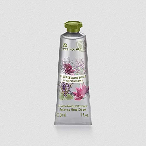 Yves Rocher Relaxing Hand Cream with Lotus Flower & Sage - 30ml