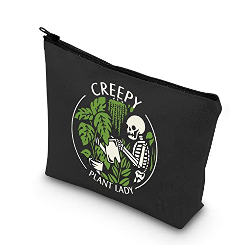 Creepy Plant Lady TSOTMO Makeup Bag | Multifuntional Zipper Pouch for Cosmetics & More - Housewarming Gift