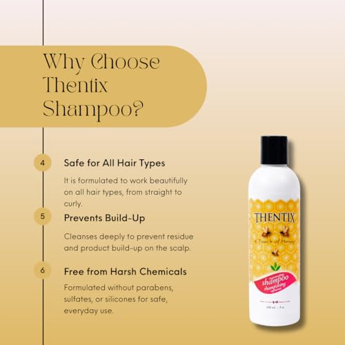 Thentix Regenerating Shampoo 8oz - Sulfate-Free for All Hair Types