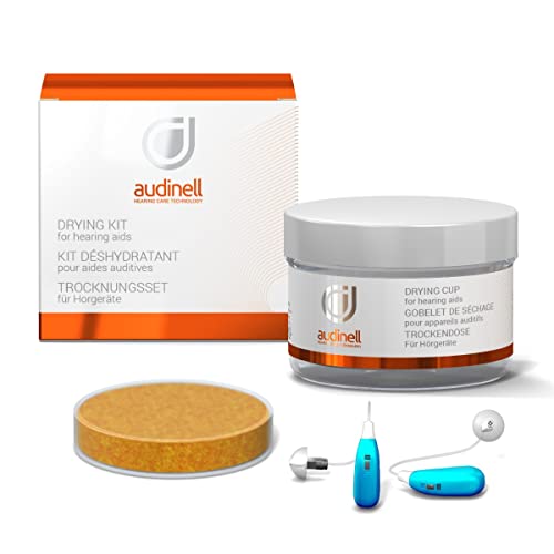 Audinell Hearing Aid Dryer Cup & Desiccant Kit - Moisture Remover