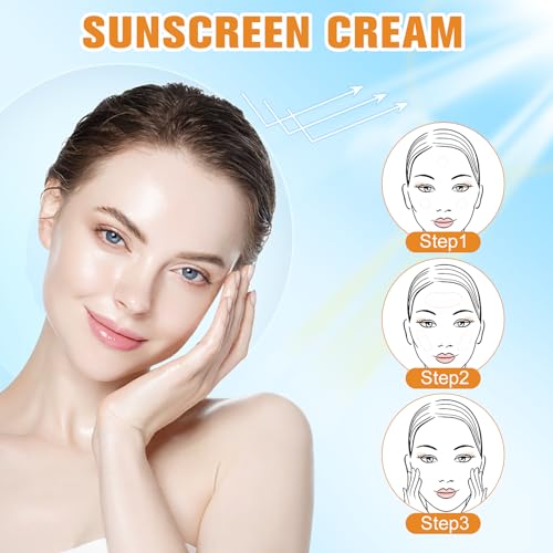 Rednow Tinted Face Sunscreen SPF 50 - Hydrating Daily Moisturizer, 2 Pack