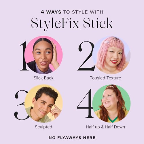 JVN StyleFix Hair Wax Styling Stick - 0.6 oz Flyaway Tamer