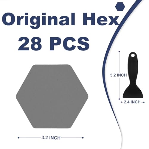 Gecork 28PCS Non-Slip Shower Stickers - Durable & Easy to Install