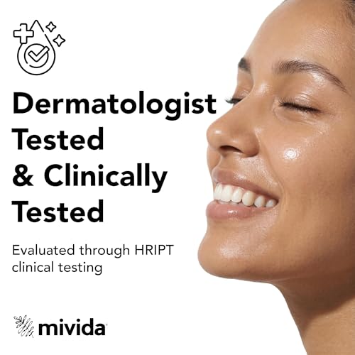 mivida Hypoallergenic Makeup Remover Wipes - 25 Count, Alcohol & Fragrance Free