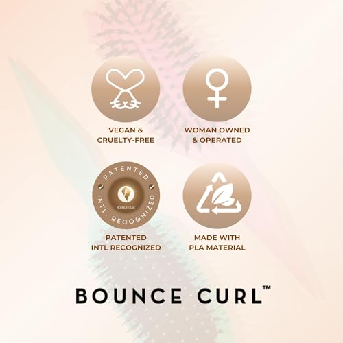 Bounce Curl Define EdgeLift Brush Bundle - Pink & Teal Brushes for Curly Hair Styling