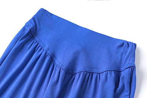 AvaCostume Boys' Blue Baggy Casual Harem Pants for Girls' Dance, Size 10