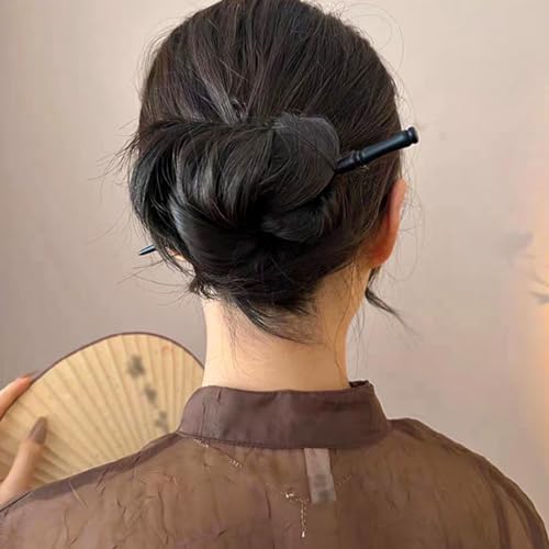 16 PCS Bamboo Hair Sticks - Elegant Retro Wooden Hair Pins